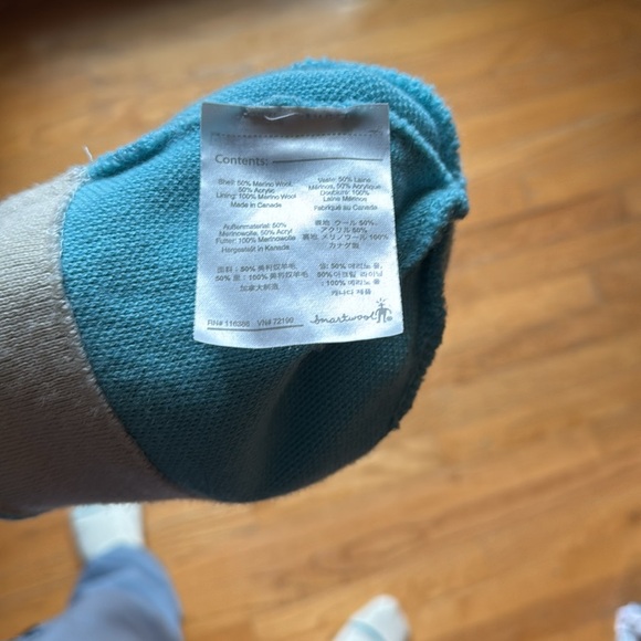 Smartwool turquoise girls beanie - Picture 4 of 5